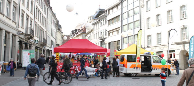 Umweltveloweg dabei beim Mobilitätsmarkt am 9. Sept. 2023